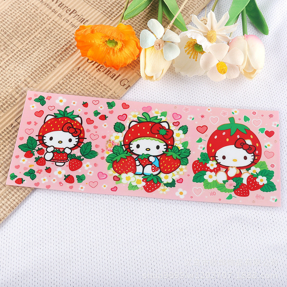 Wholesale Cartoon UV 16oz Transfer Sticker Anime Crystal UV DTF Wraps