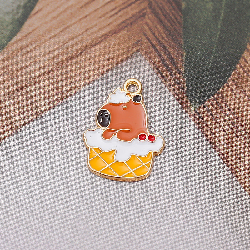 Wholesale Cartoon cute drop oil alloy pendant diy Charms 	OLY Exclusive