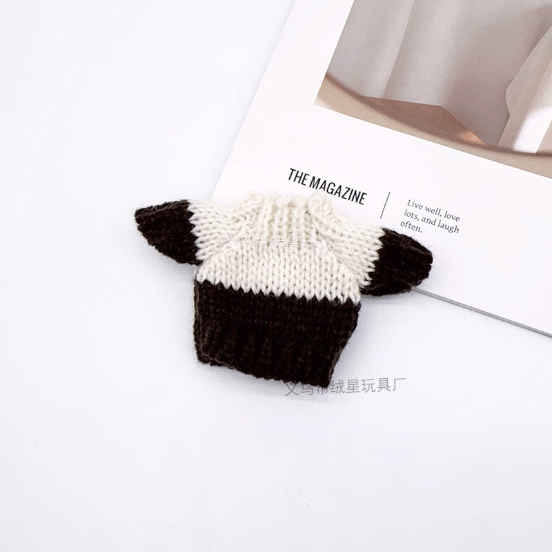 Wholesale Creative Cotton Sweater Doll Accessories Little Clothes for Cotton Dolls Dog Leader Costume Toy Series Life Category