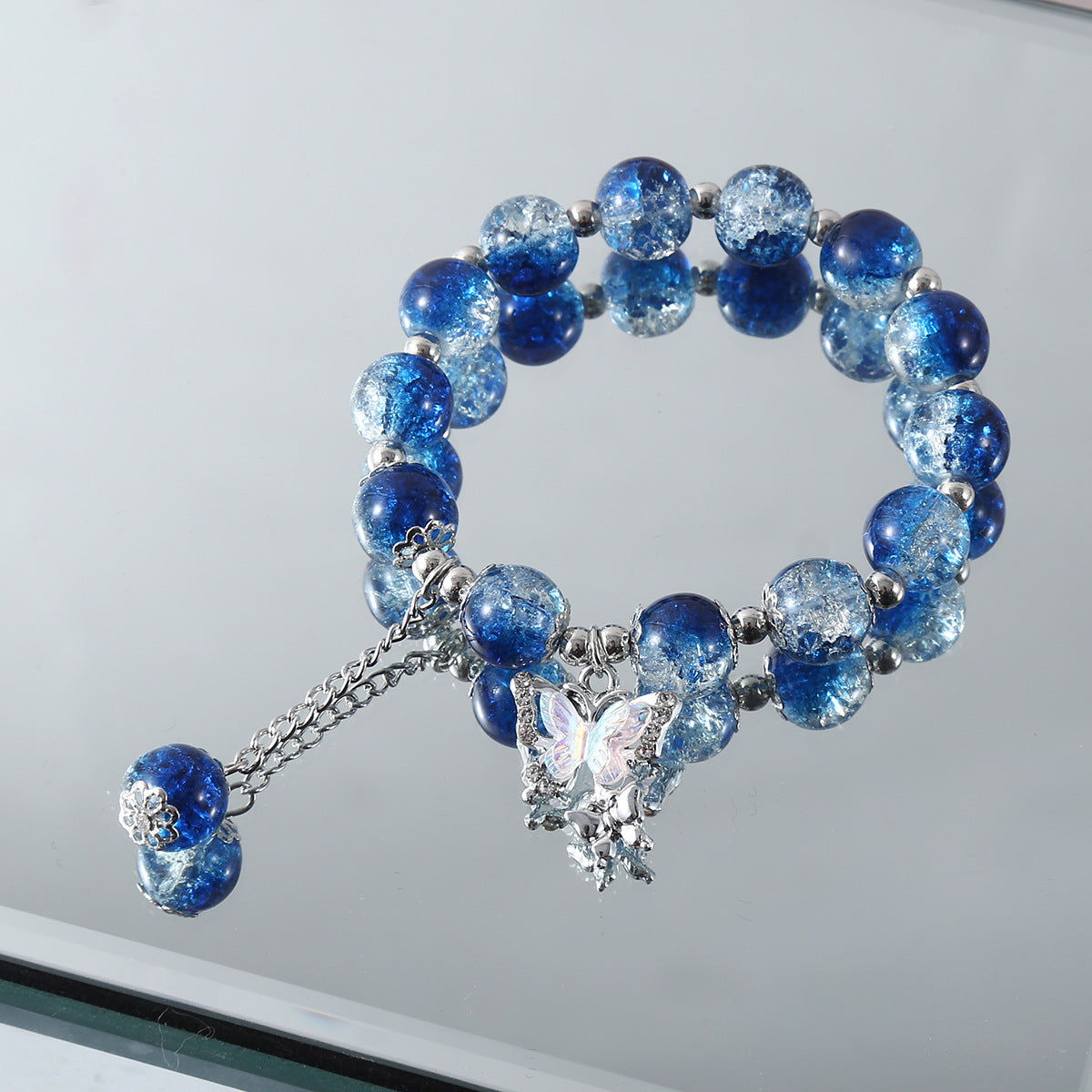 Wholesale  Super Fairy Butterfly Jade Broken Bracelet  Charms Butterfly Bracelets