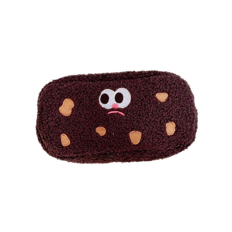 Wholesale Cookies Cute Large Capacity Plush Pen Bag