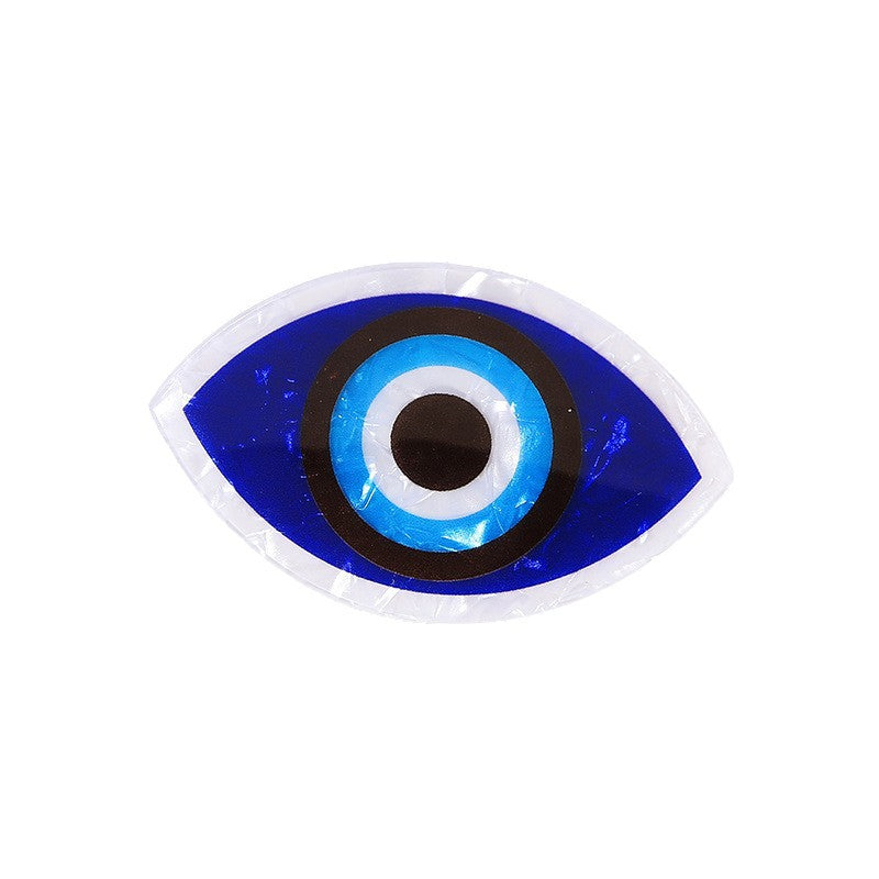 Wholesale Round Evil Eye Hair Clip Acrylic Claw Clip Bohemian Greek Style Fashion Hair Accessory For Women Resale