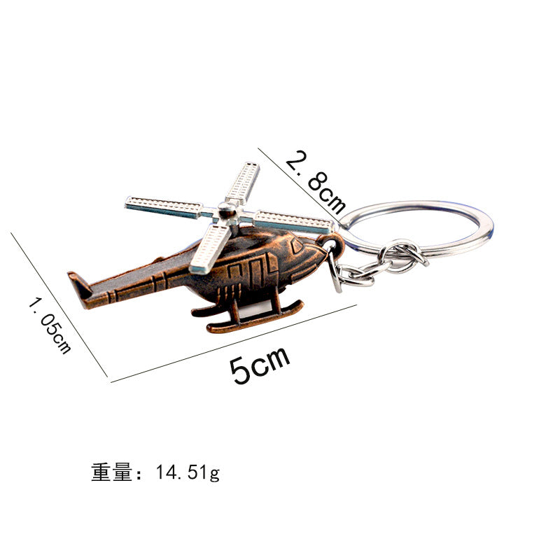Wholesale of Zinc Alloy Keychains for Vertical Helicopters