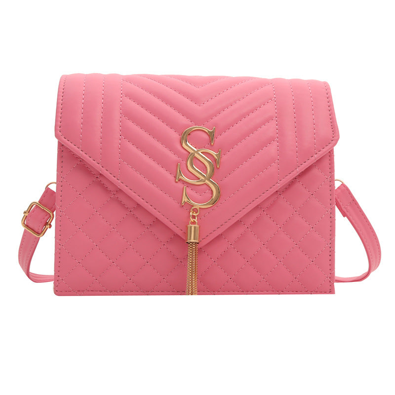 Wholesale Simple and Versatile One-shoulder Crossbody Tassel Underarm Bag