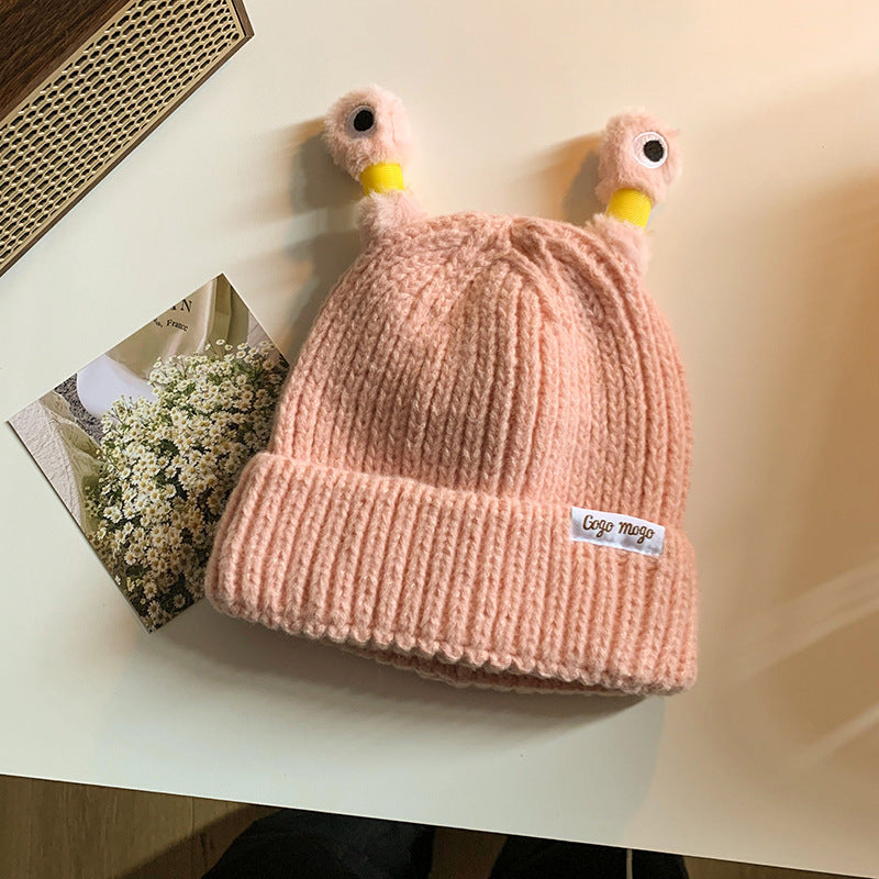 Wholesale Cute and Funny Frog Knitted Woolen Hat
