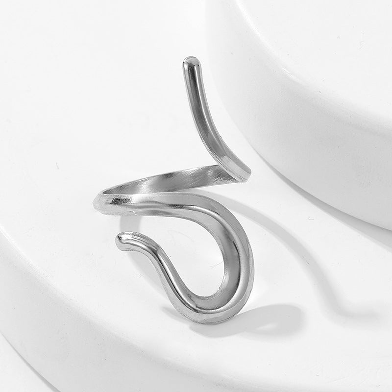 Wholesale Open-Style Stainless Steel Ring — Minimalist &  Understated Design ( Non-Fading)