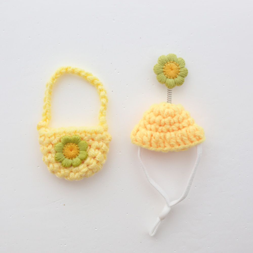 Wholesale Hat Hamster Clothes Pet Flower Pig suit Doll Accessories