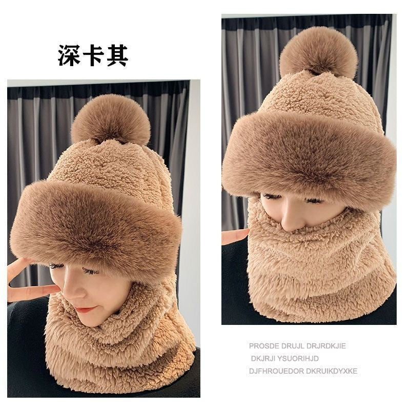 Wholesale Cute Teddy Bear Imitation Cashmere Hats