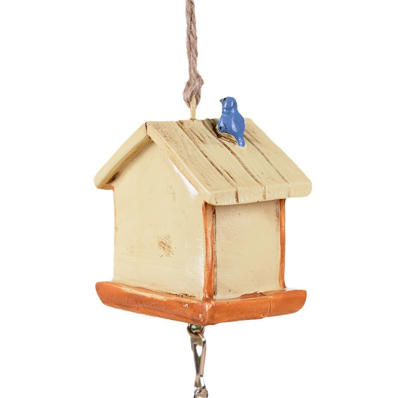 Wholesale Creative Cartoon Kitten Cabin Bell Wind Chime Ornaments