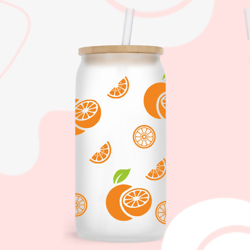 Wholesale Colorful Fruit Series 16oz Cup UV DTF Wraps