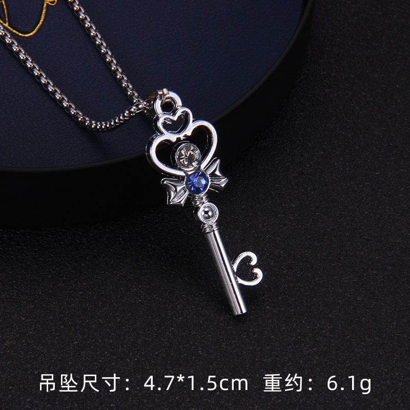 Wholesale Love Key Diamond Necklace