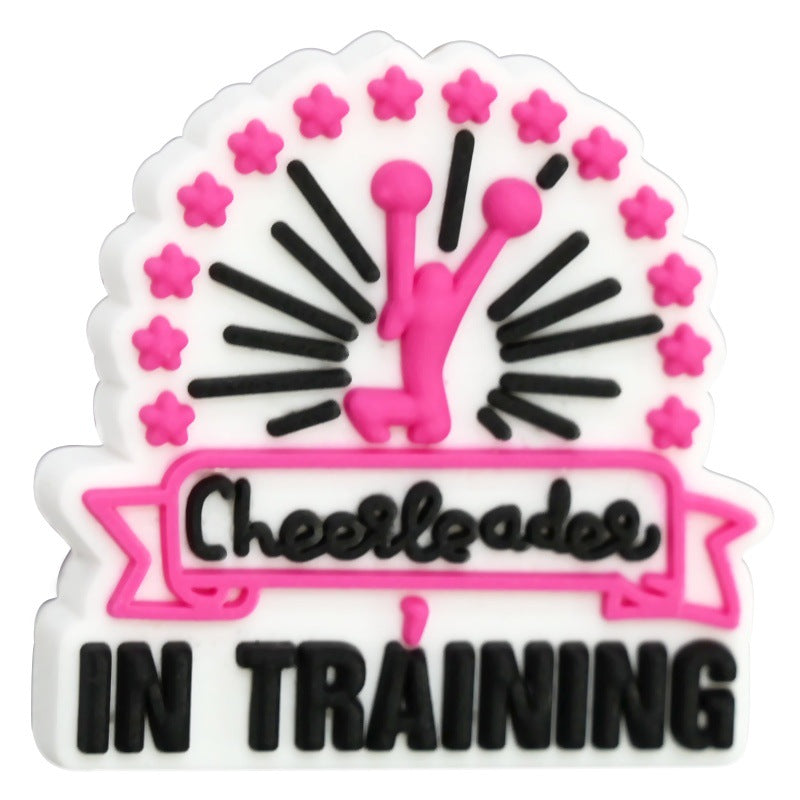 Wholesale  Random 100pcs/pack   Cheerleader Series Beaded DIY Charcoal Beads