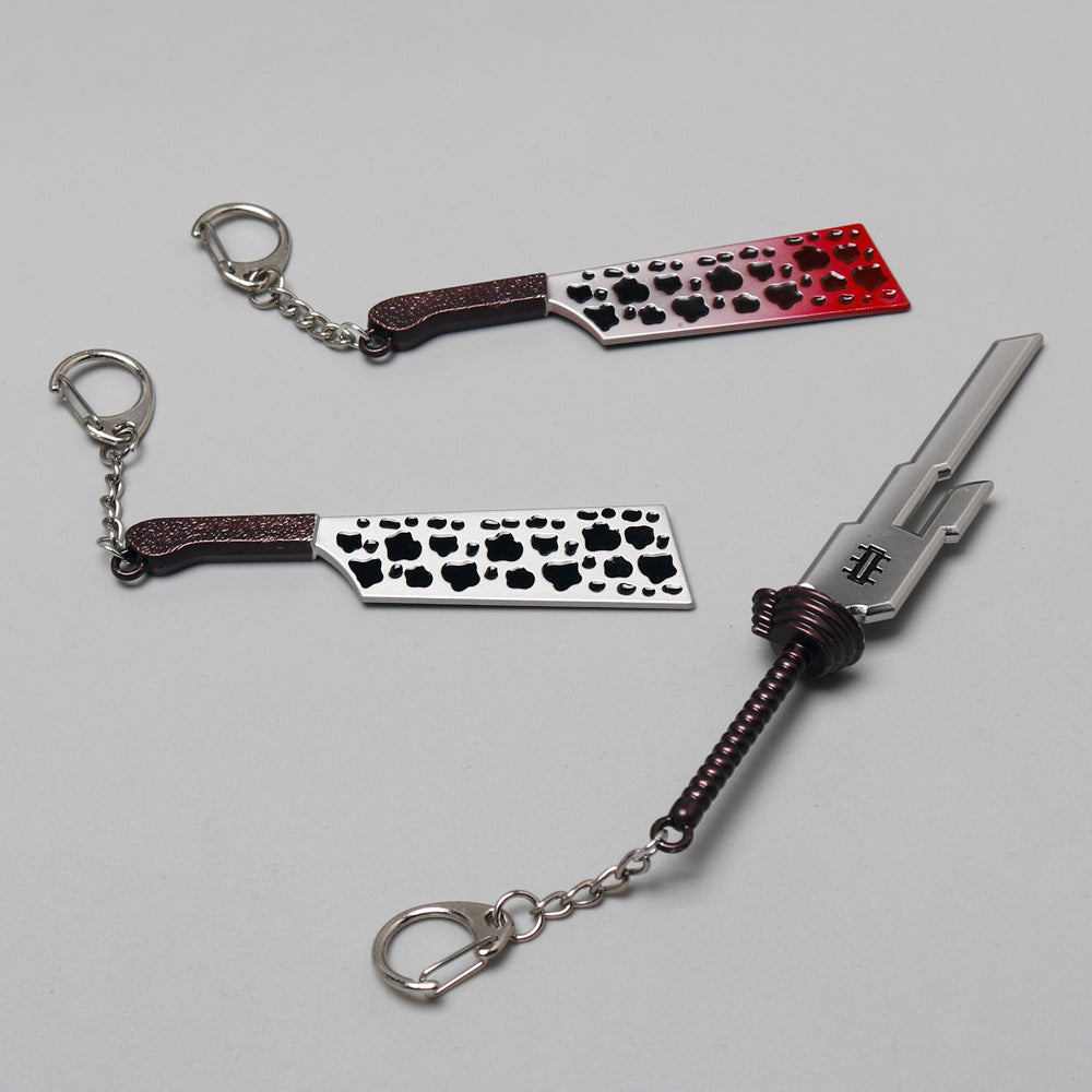 Wholesale Machete Model Jewelry Keychain