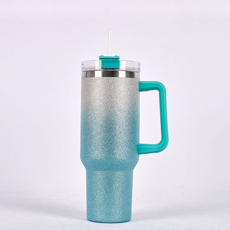 Wholesale 40oz car cup 304 stainless steel insulation ice bucket car large capacity handle cup