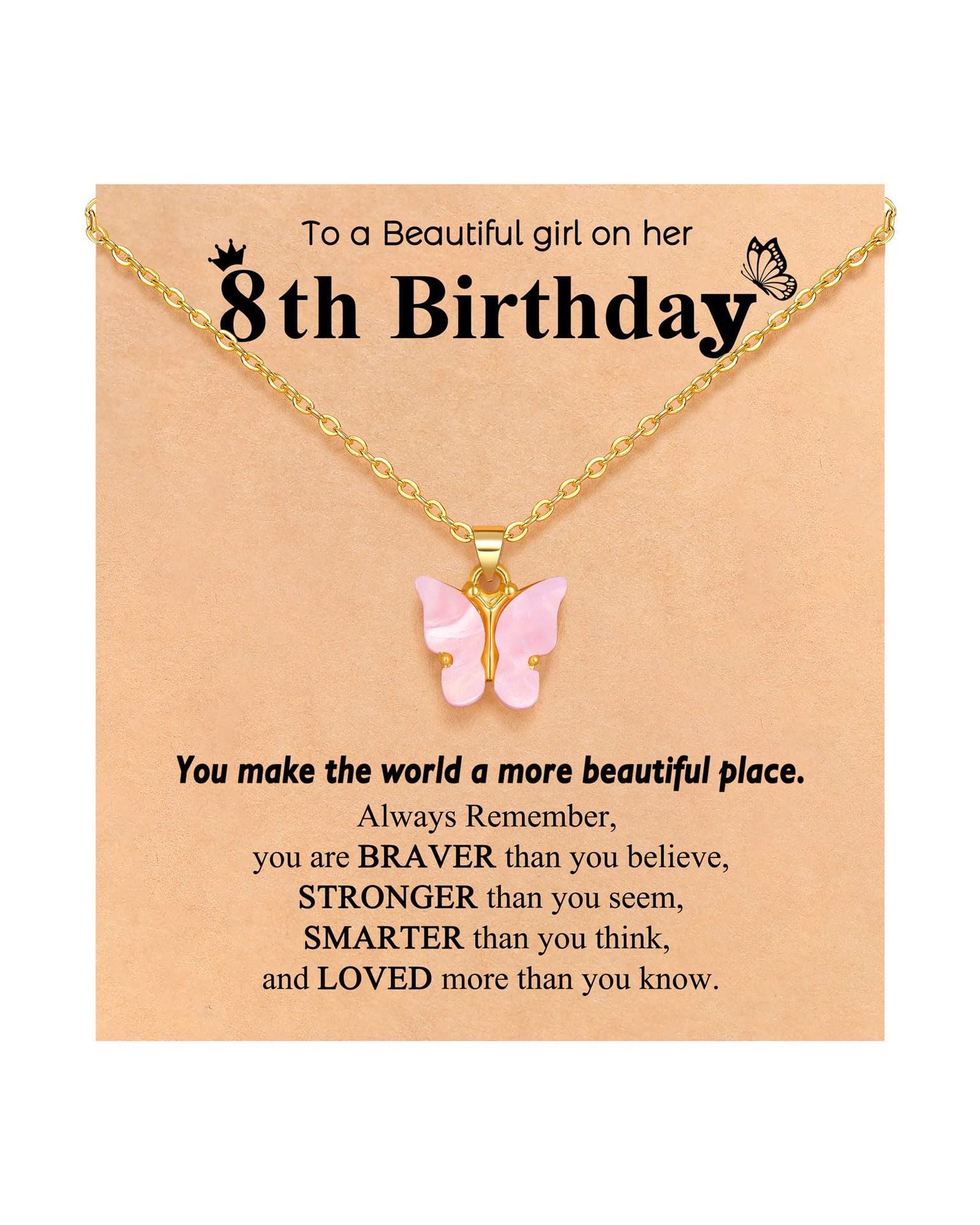Wholesale Butterfly Pendant Simple Multicolor Acrylic Pendant Necklace
