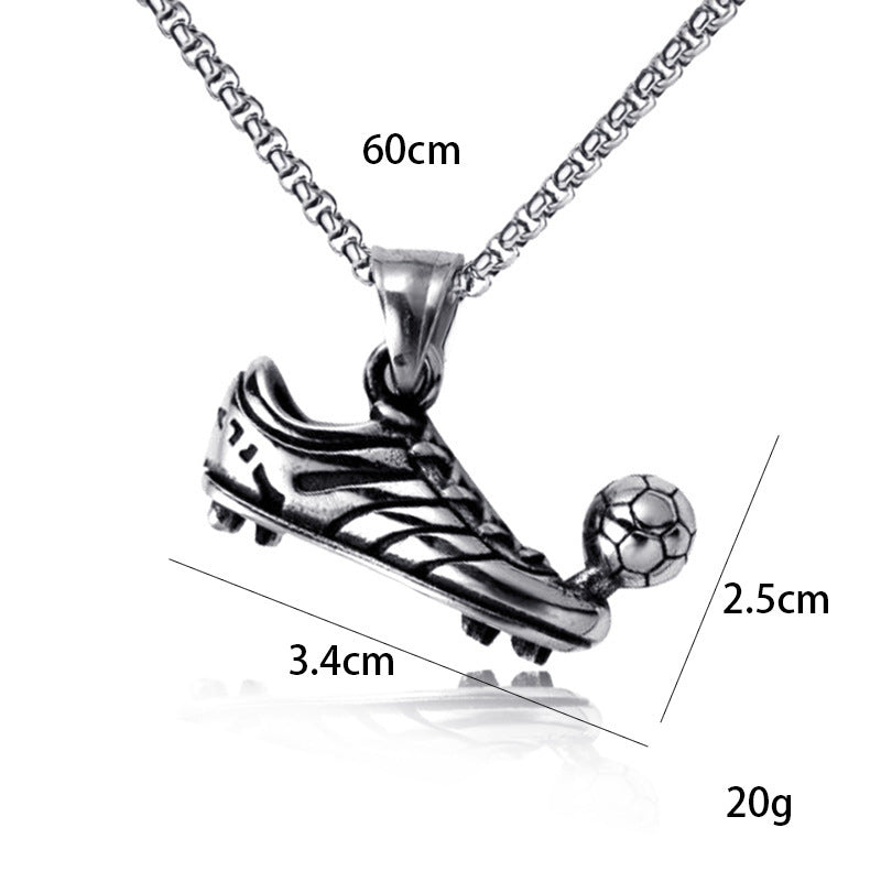 Wholesale  sneaker football necklace  men' s stainless steel necklace Men Necklaces