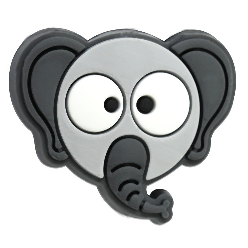 Wholesale Random 100pcs/pack  Cute Cartoon Animal Series Beads  Focal Beads