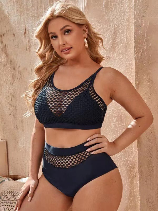 Wholesale Lace Mesh Two-piece Bikini Swimwear