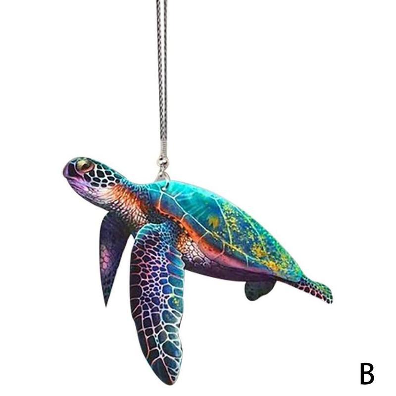 Wholesale Acrylic Sea Turtle Car Mirror Decoration