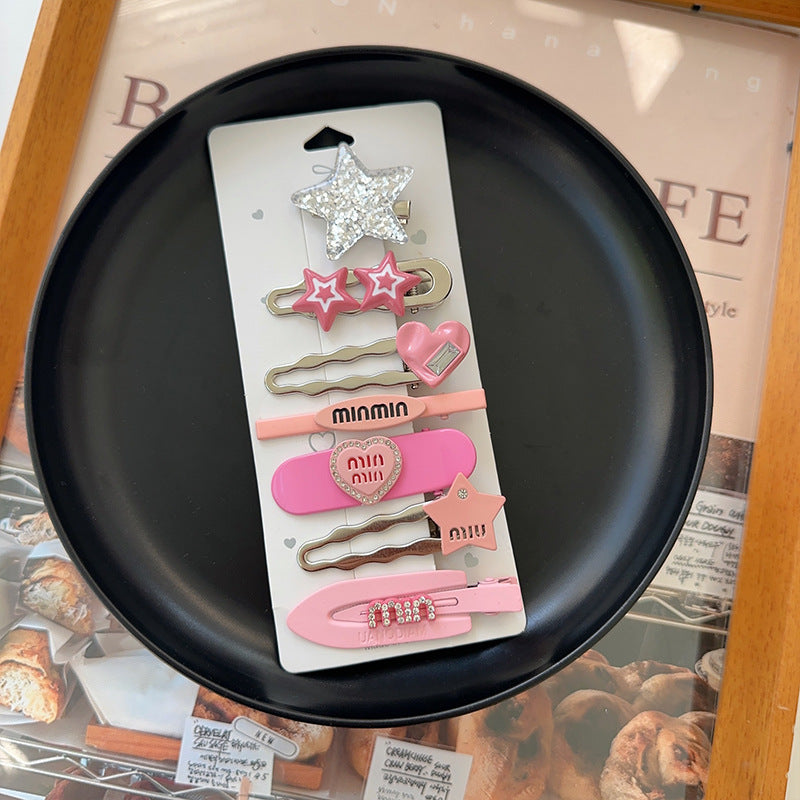 Wholesale Pink Bangs Clip Duckbill Clip