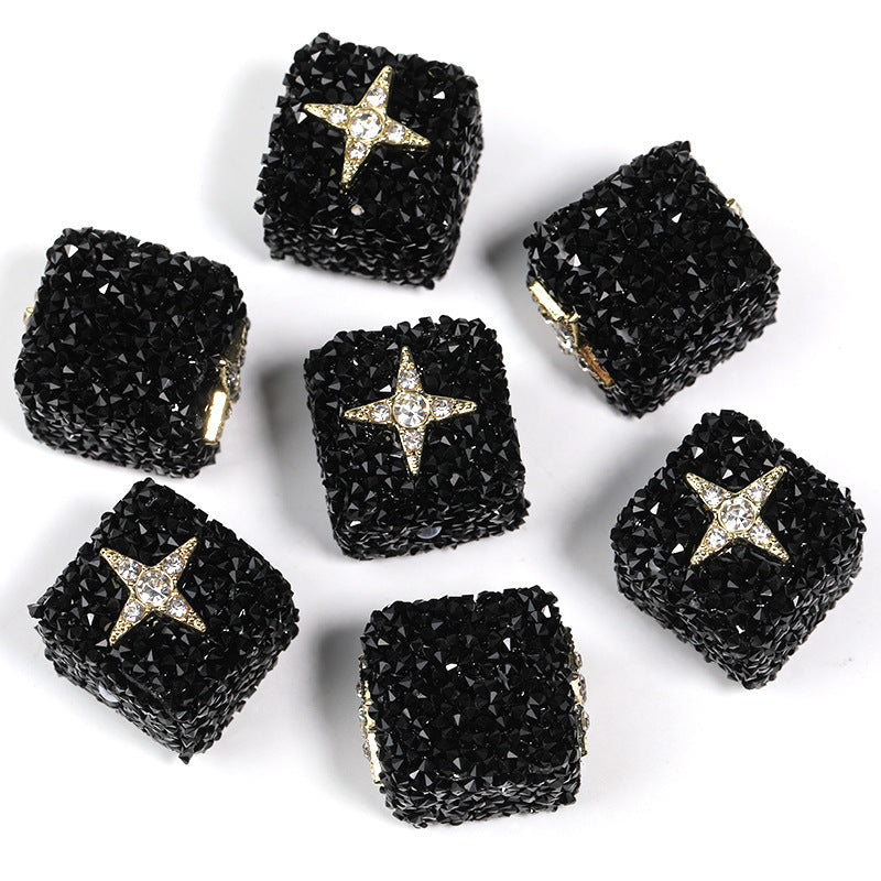 Wholesale  5pcs Colorful soft candy double-sided heart bow Acrylic Beads