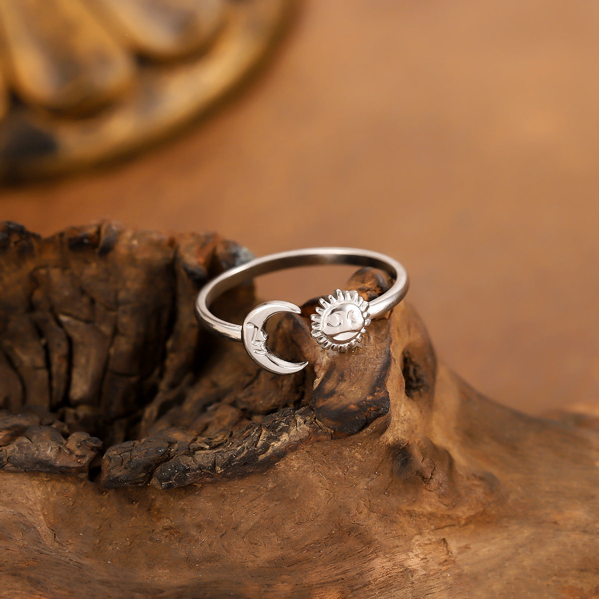 Wholesale Star  moon  and heart-shaped Stainless Steel Rings
