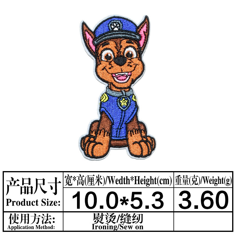 Wholesale Cute Puppy Embroidery Patches 23 Styles Cartoon Cloth Patch Set For Clothing Bags Towels Kids DIY Repair Decor Chic Fashion Accessory