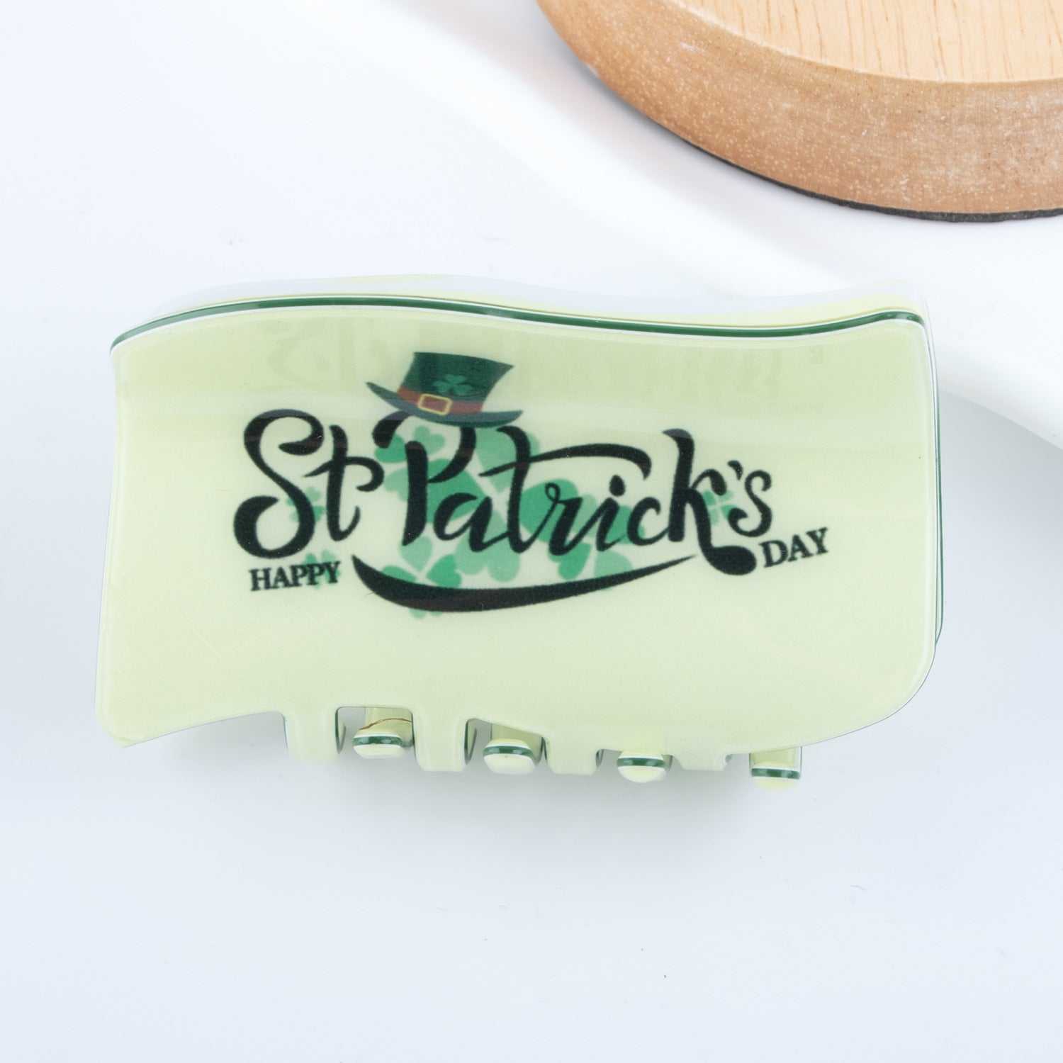 Wholesale St. Patrick's Day Green Fresh Forest Series Hair Clips