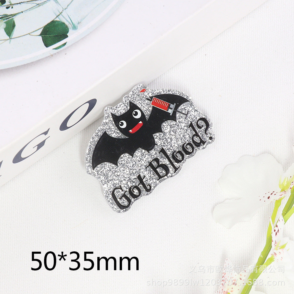 Wholesale 10pcs acrylic pin DIY patch accessories