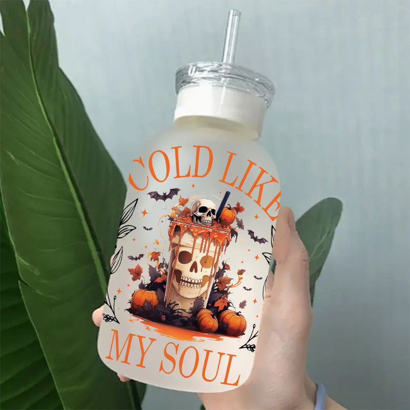 Wholesale Pumpkin calf Halloween 16oz Cup UV DTF Wraps