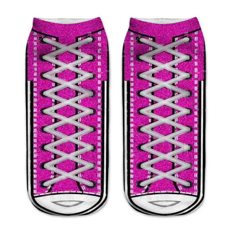 Wholesale Candy Color Digital Printing Sock