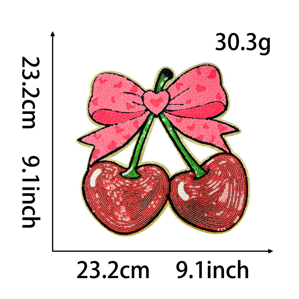 Wholesale Trendy Sequin Embroidered Lucky Carnival Patch Valentine S Day Coat Accessory