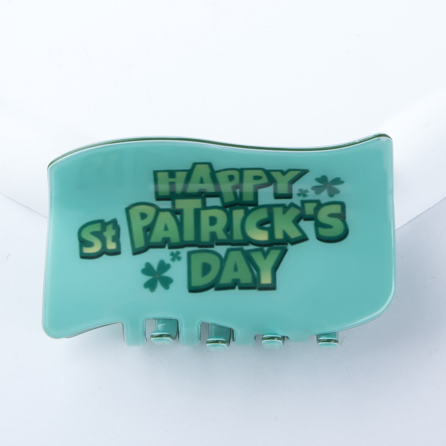 Wholesale St. Patrick's Day Green Fresh Forest Series Hair Clips