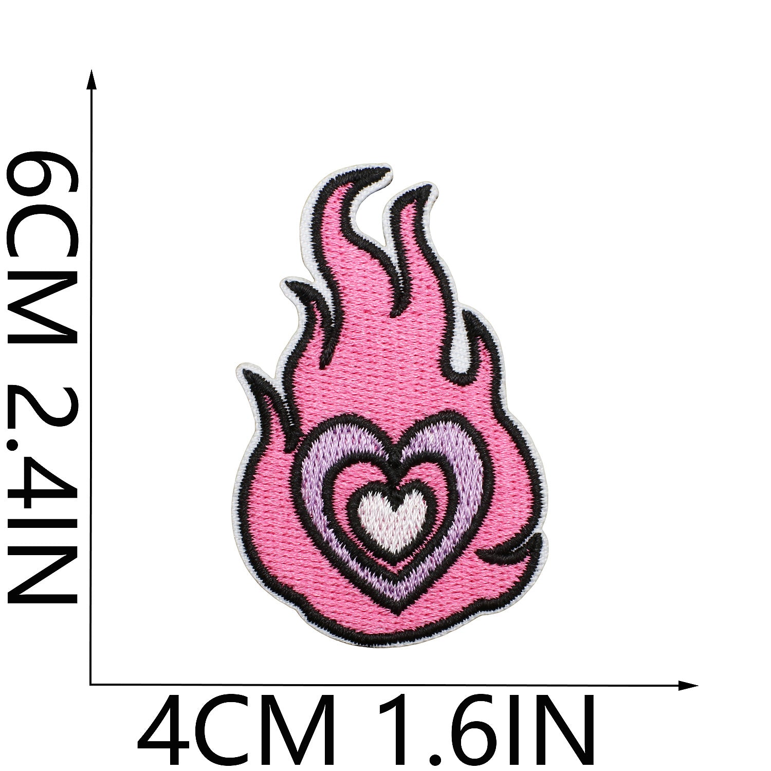 Wholesale Stylish Purple Eye Embroidery Patch Design Iron On Applique For Clothing DIY Fashion Accessory Gift