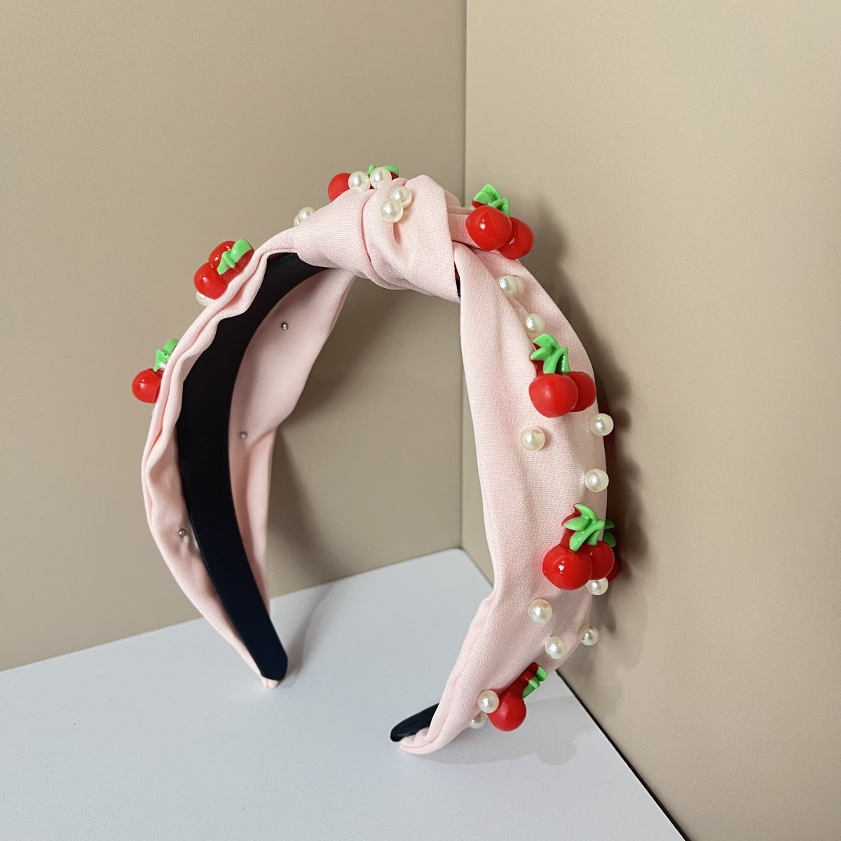 Wholesale Cherry Knotted Headband