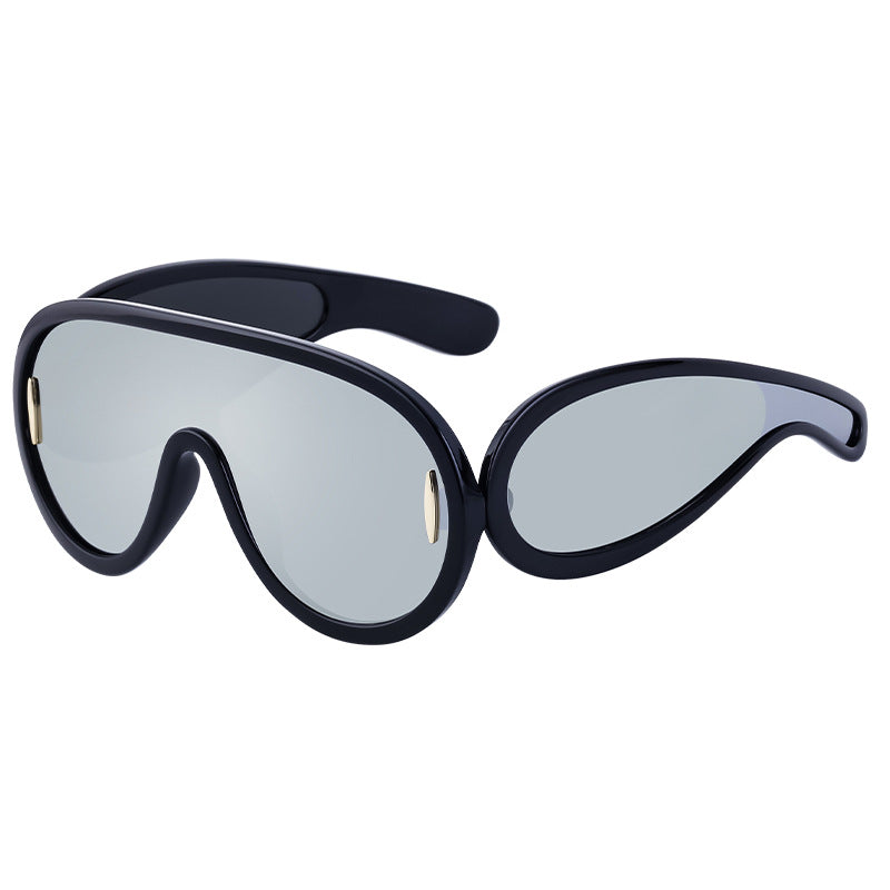 Wholesale PC Integrated Large Frame Sports Cycling Sunglasses