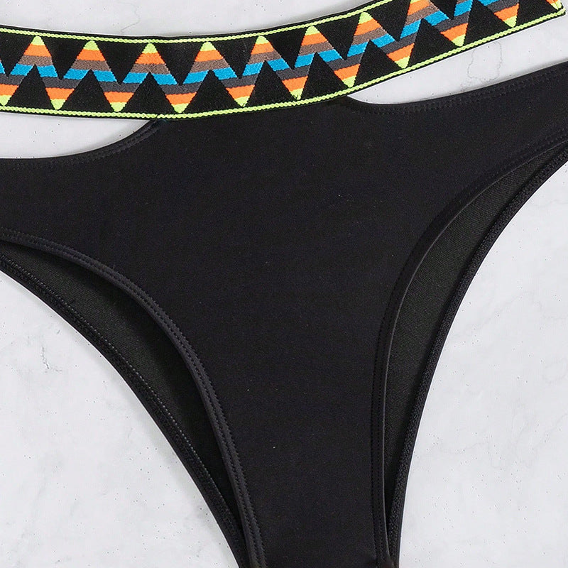 Wholesale Patterned slim beach holiday swimsuit