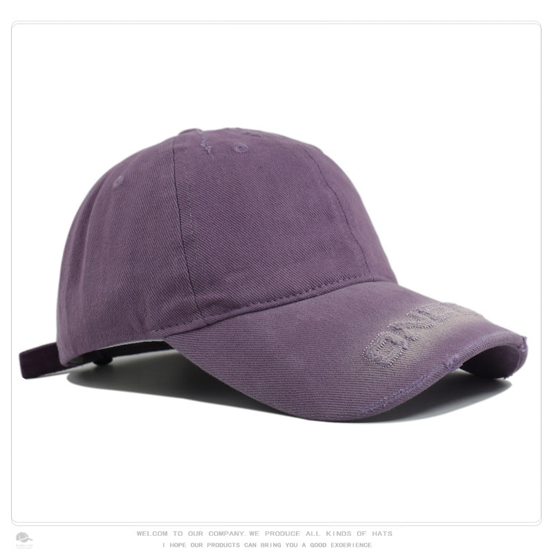 Wholesale Retro Soft Top Curved Brim Cotton Baseball Caps