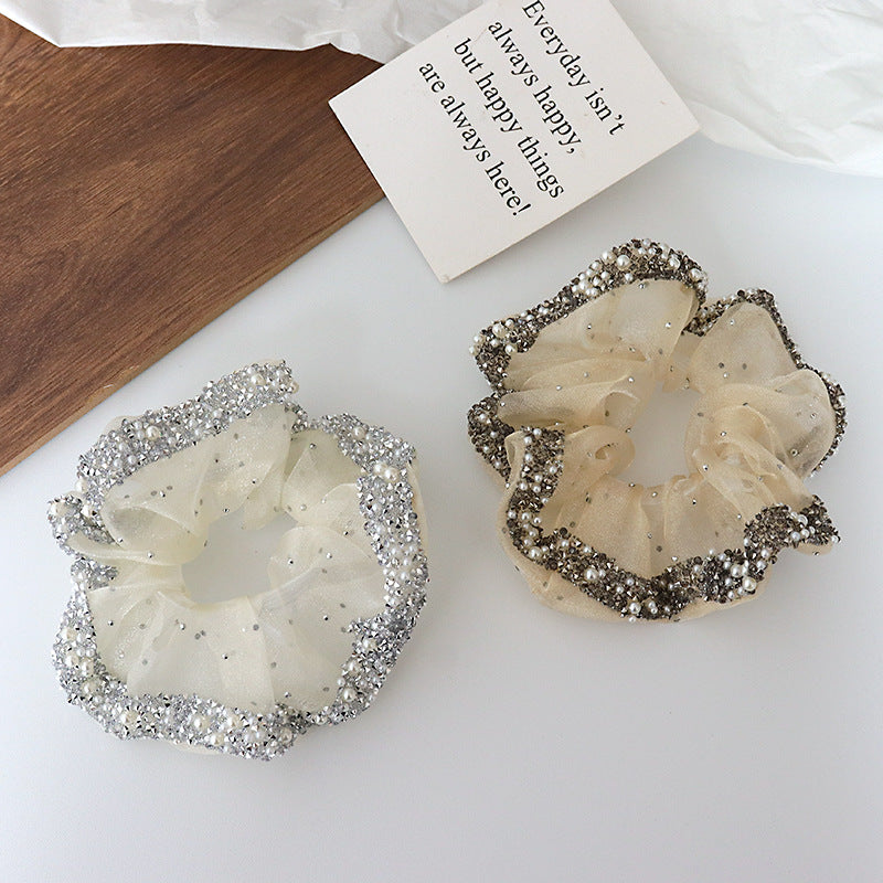 Wholesale Rhinestone elegant ponytail hair tie