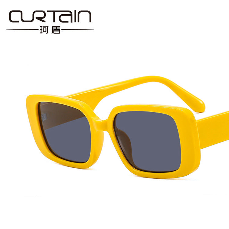 Wholesale Small frame rectangular retro sunglasses