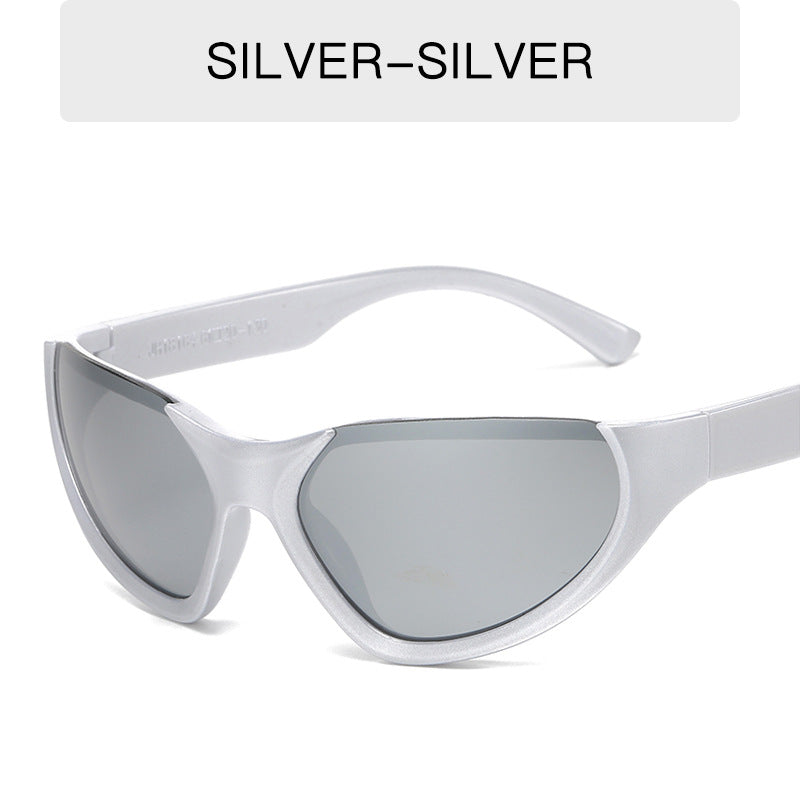 Wholesale PC Future Punk Y2Ky Shaped Sunglasses