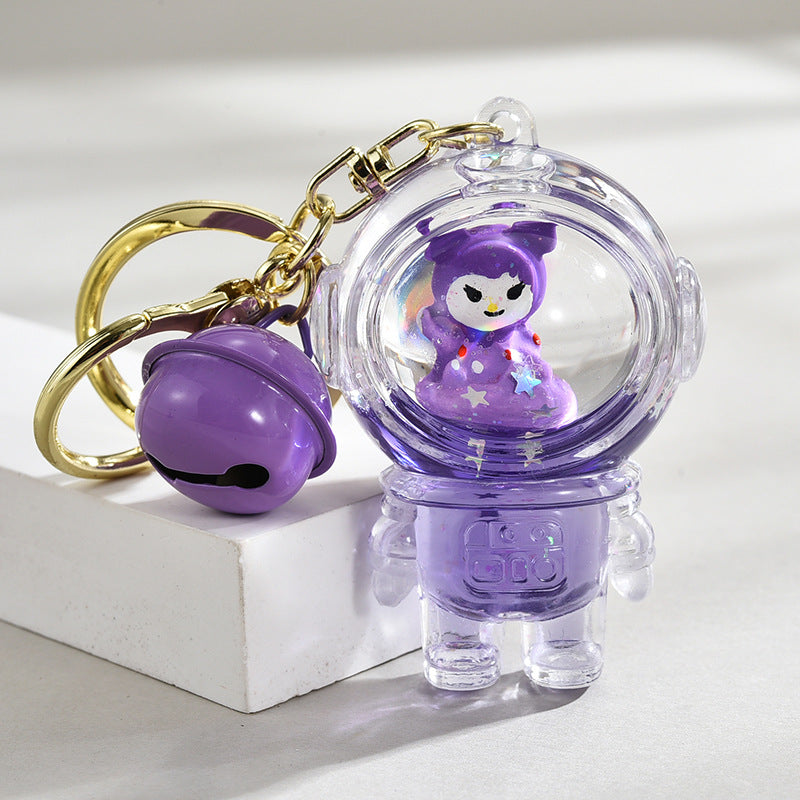 Wholesale Creative Floating  Acrylic Oil Flow Sand Bottle