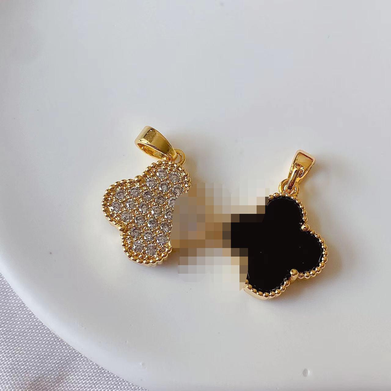 Wholesale 10PCS/pack Copper Micropaved Zirconia Necklace Accessories