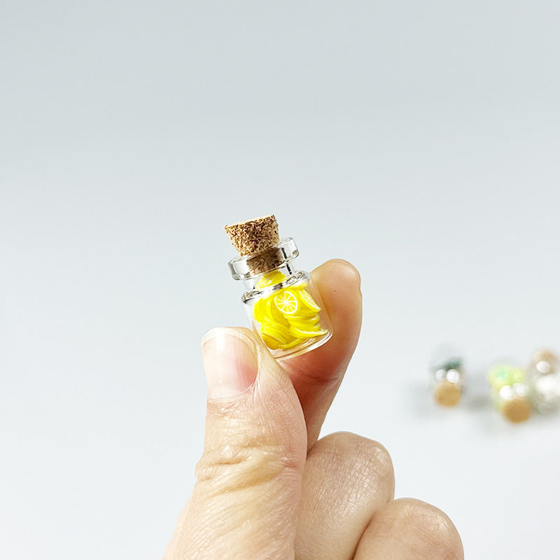 Wholesale 1;12 dollhouse dollhouse Furniture Ornaments Miniature Food Toy Scene Accessories Mini Canned Fruit Slices