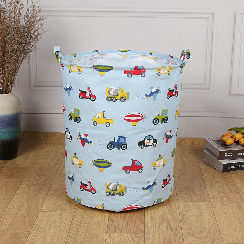 Wholesale Cotton and Linen Foldable Dirty Clothes Basket