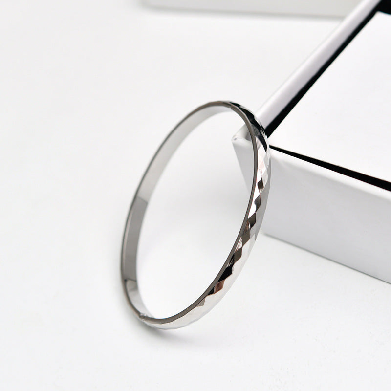 Wholesale Titanium Steel Diamond Buckle Bracelet