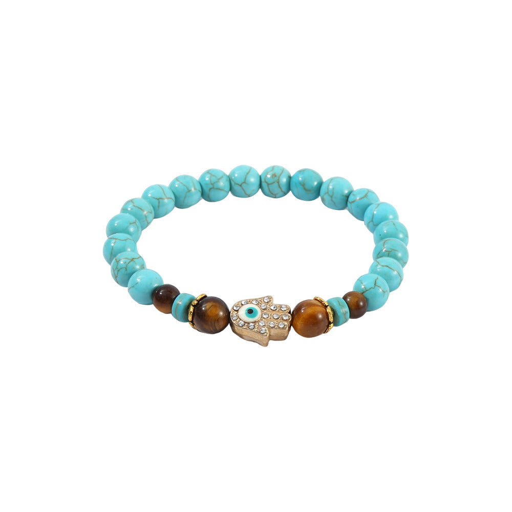 Wholesale Turquoise Bracelet Cross Bead