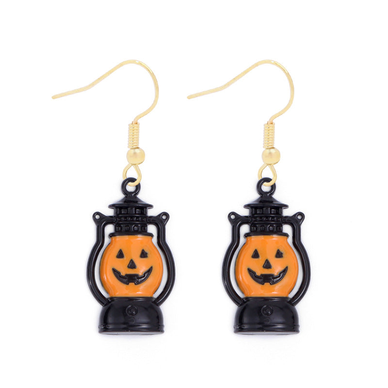 Wholesale  Earring Set Alloy Pumpkin Skull Ghost  Design Party Wear Accessory