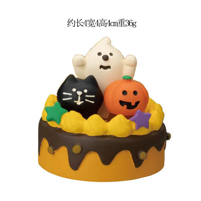 Wholesale Japanese ZAKKA Cat Resin Figurine  King Pumpkin Home Decor