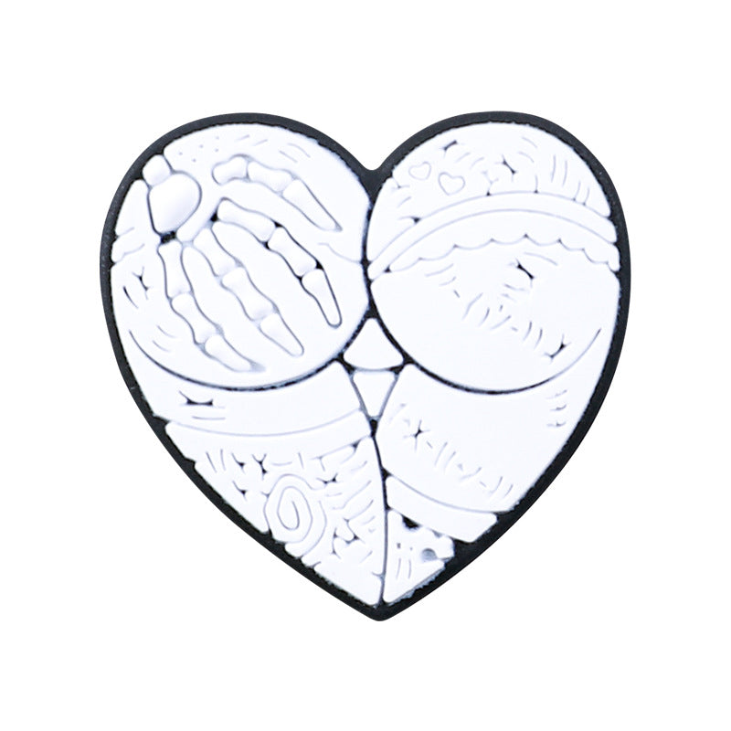 Wholesale 20pcs Gothic Theme Silicone Beads